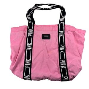 PINK Victoria's Secret Pink Tote Bag Shopper Travel Gym Beach Reusable